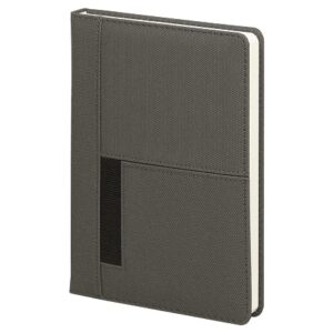 Ежедневник Smart Cardiff А5, серый, недатированный, в твердой обложке с поролоном