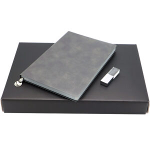 Подарочный набор ЗАМЕТЬ И ЗАПОМНИ, темно-серый