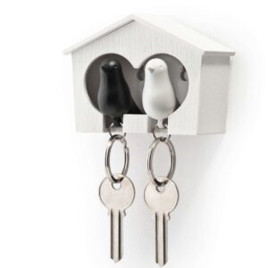 Держатель и брелок для ключей Duo Sparrow, белый