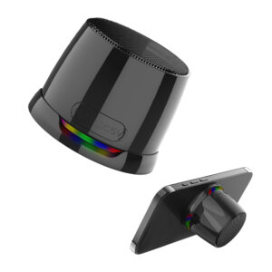 Магнитная беспроводная Bluetooth колонка-подставка Wave 5W, черная - изображение 3