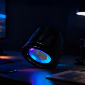 Магнитная беспроводная Bluetooth колонка-подставка Wave 5W, черная - изображение 6
