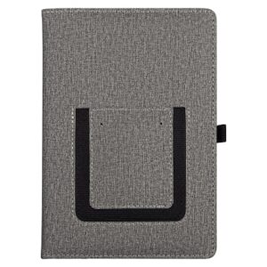 Ежедневник Smart Wallet Cambric A5, серый, недатированный, в твердой обложке с поролоном