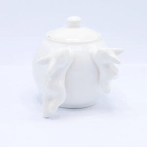 Сахарница с кроликами (NEW), 1000 мл, Белый