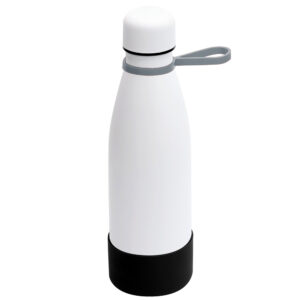 Термобутылка герметичная вакуумная Olivia To Go, белый/серый/чёрный