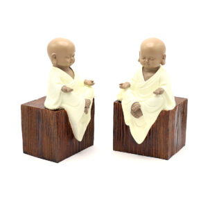 Набор статуэток "Маленькие монахи", подставка для книг