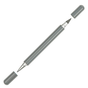 Ручка шариковая и вечный карандаш ETERNITY, металлическая, серая