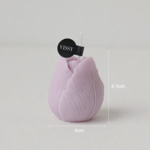 Свеча Тюльпан Оксфорд, сиреневый