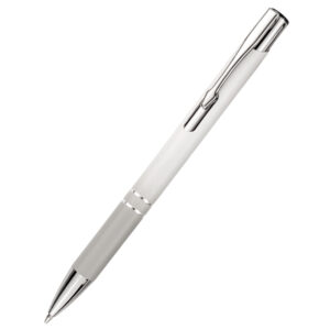 Ручка металлическая Britney градиент, белый