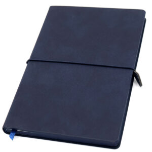 Ежедневник A5 недатированный Massimo в мягком переплёте, темно-синий