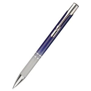 Ручка металлическая Britney градиент, тёмно-синий