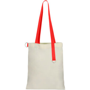 Сумка для покупок White GLOW 325 г/м², красная