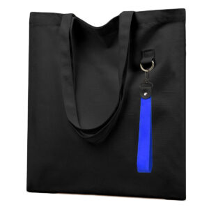 Сумка для покупок LUMISSA 325 г/м² с ремувкой, чёрный/синий