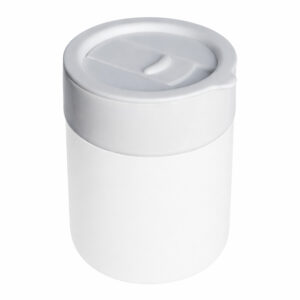 Кружка керамическая Silvia с силиконовой манжетой, белая