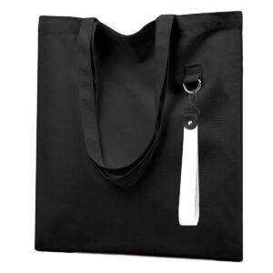 Сумка для покупок LUMISSA 325 г/м² с ремувкой, чёрный/белый