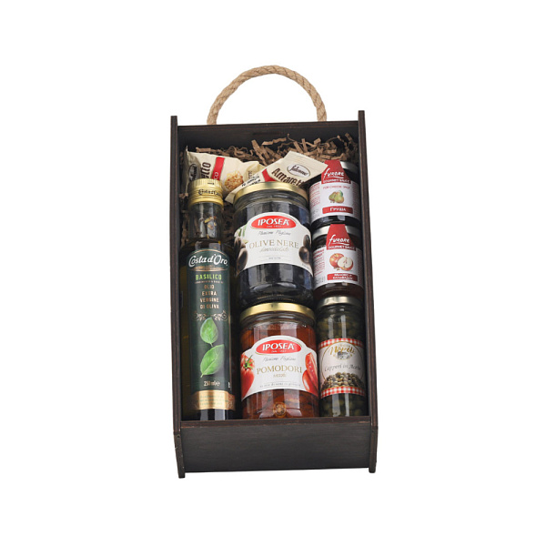 Подарочный набор деликатесов №115 "Genovese", 7 продуктов