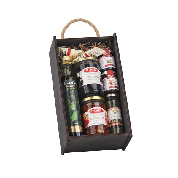 Подарочный набор деликатесов №115 "Genovese", 7 продуктов