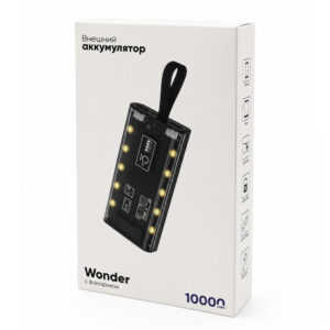Внешний аккумулятор Wonder с фонариком, 10000 mAh - изображение 5
