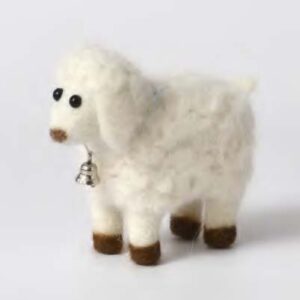 Игрушка Овечка из шерсти - изображение 3