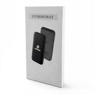 Внешний аккумулятор Stormoway, 10000 mAh с беспроводной зарядкой, черный - изображение 4