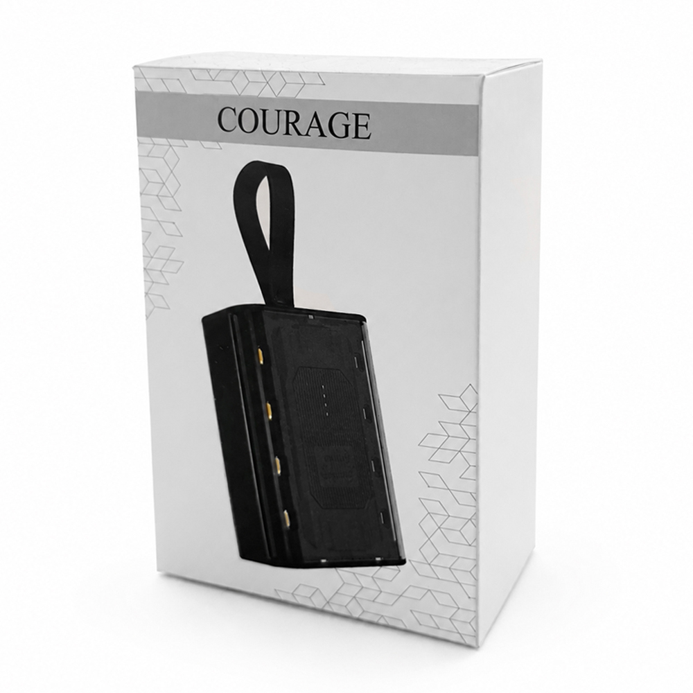 Внешний аккумулятор Courage, 5000 Mah, черный — изображение 2