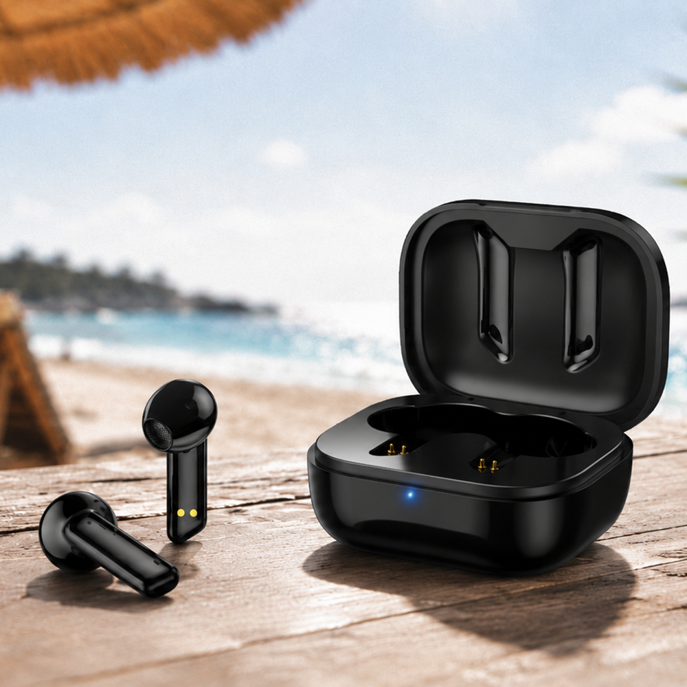 Наушники беспроводные Bluetooth Opportunity, черные - изображение 4