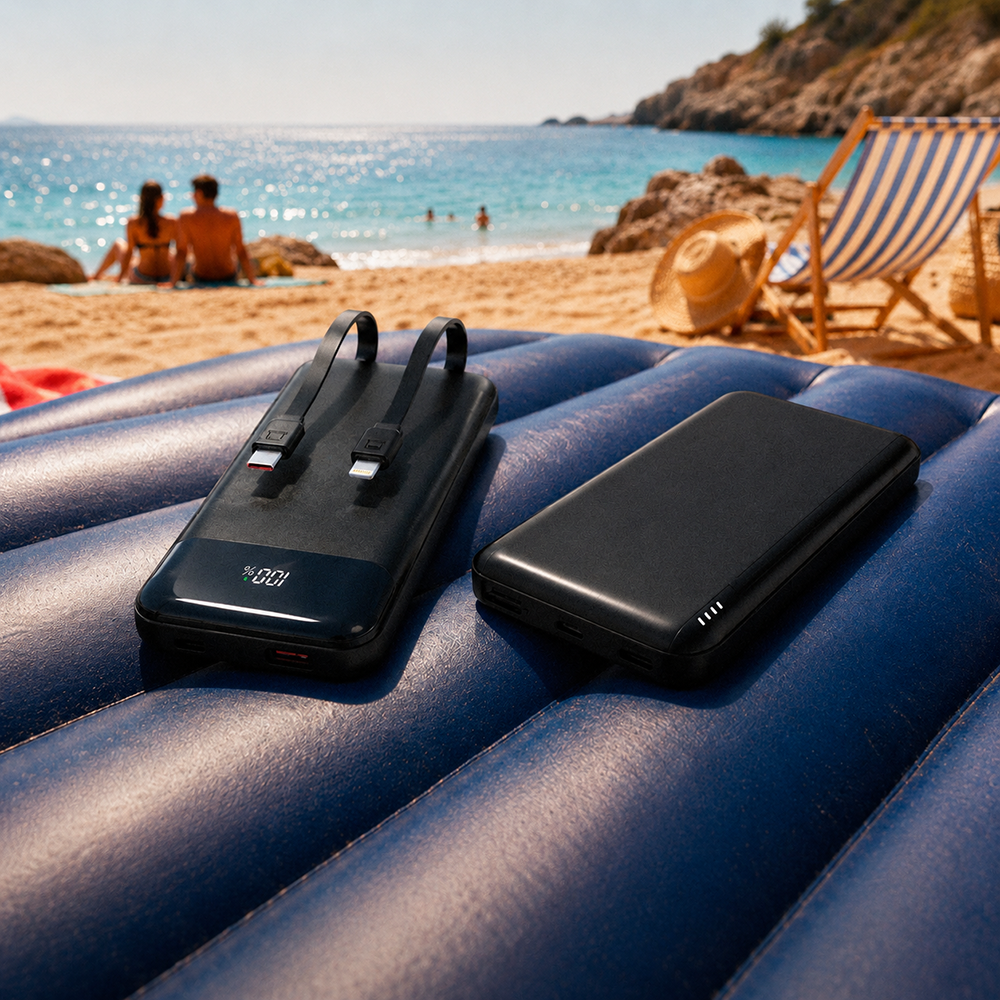 Внешний аккумулятор Optima, 10000 Mah, черный — изображение 4