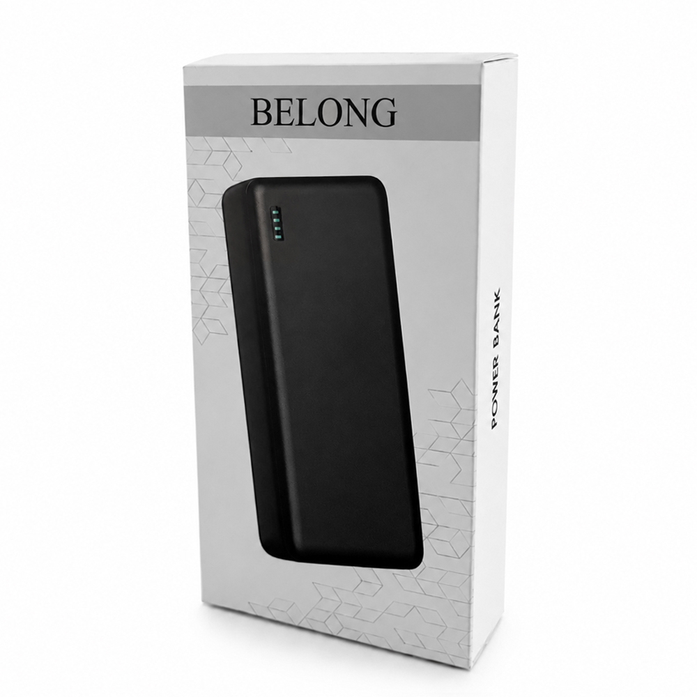 Внешний аккумулятор Belong, 20000 Mah, черный — изображение 9