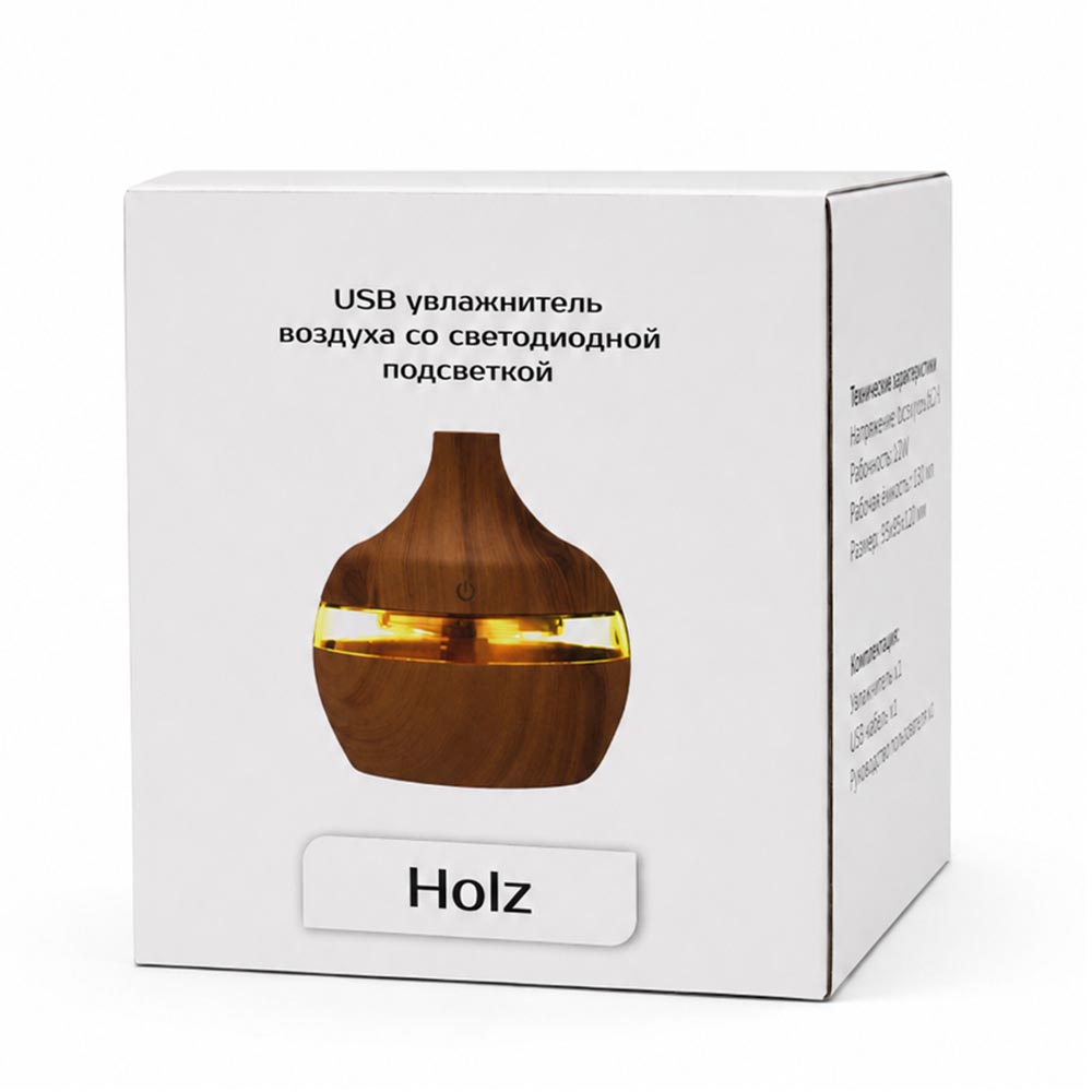 Светодиодный USB арома увлажнитель Holz — изображение 7