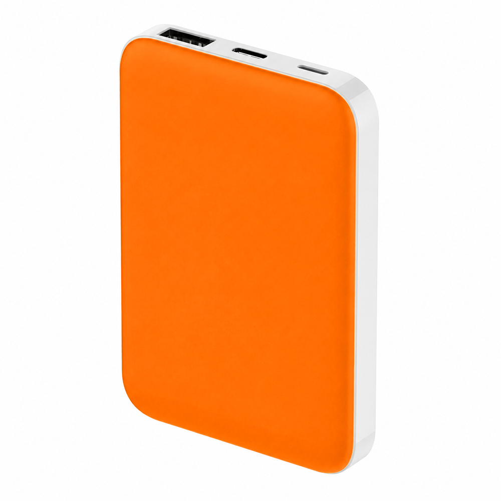 Внешний аккумулятор Fluffy, 5000 Mah, оранжевый — изображение 3