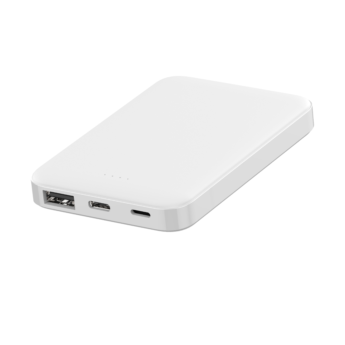 Внешний аккумулятор Fluffy, 5000 Mah, белый — изображение 5