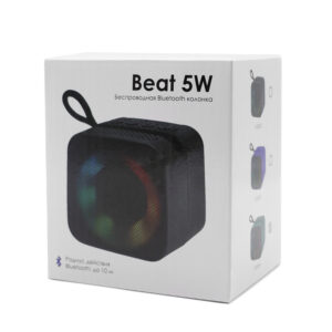 Беспроводная Bluetooth колонка Beat 5W, черный - изображение 7
