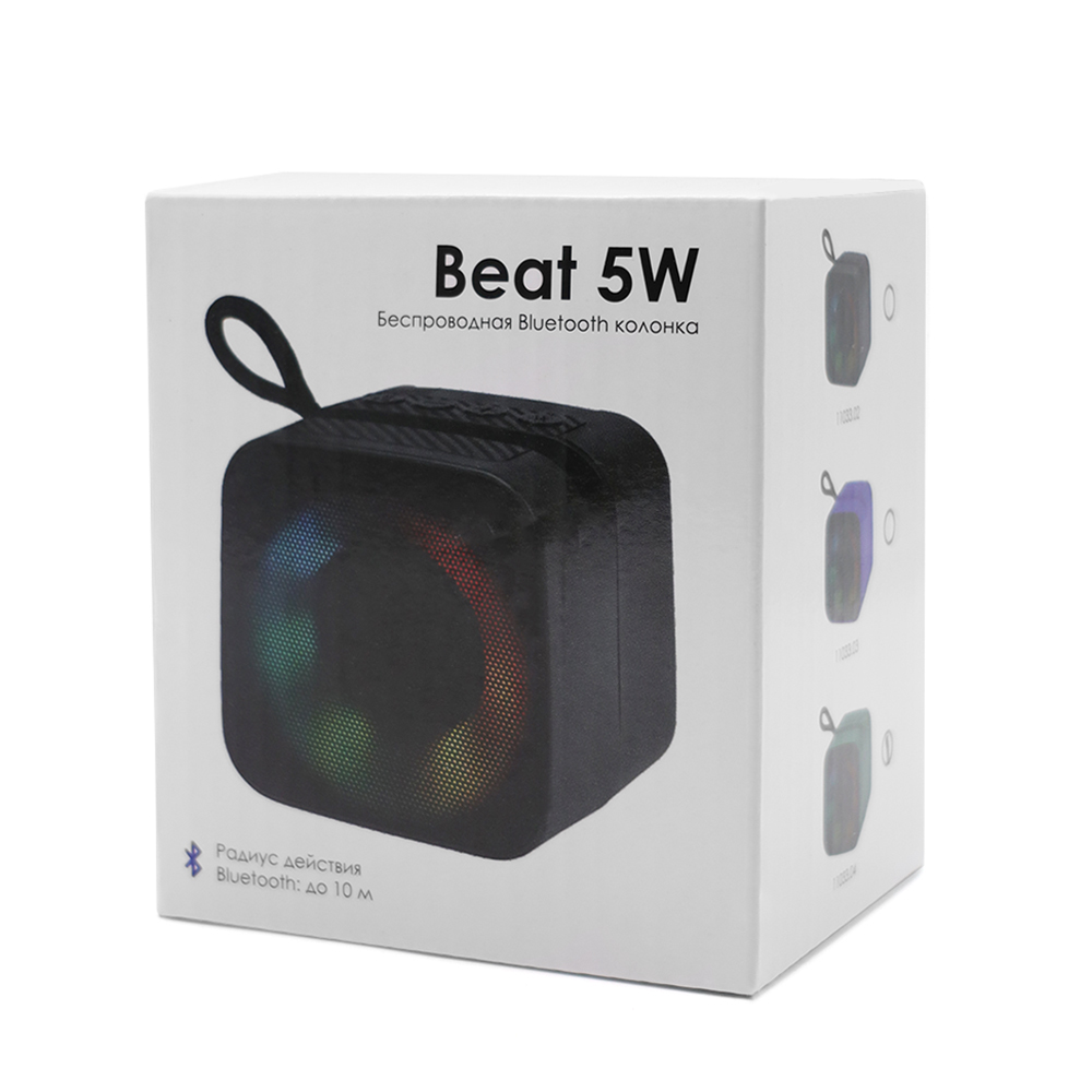 Беспроводная Bluetooth колонка Beat 5W, черный - изображение 7