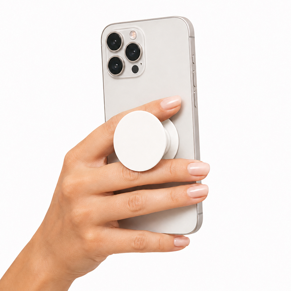 Подставка-держатель для телефона PopSocket, белый — изображение 4