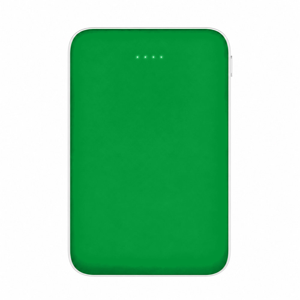 Внешний аккумулятор Fluffy, 5000 Mah, зеленый — изображение 2
