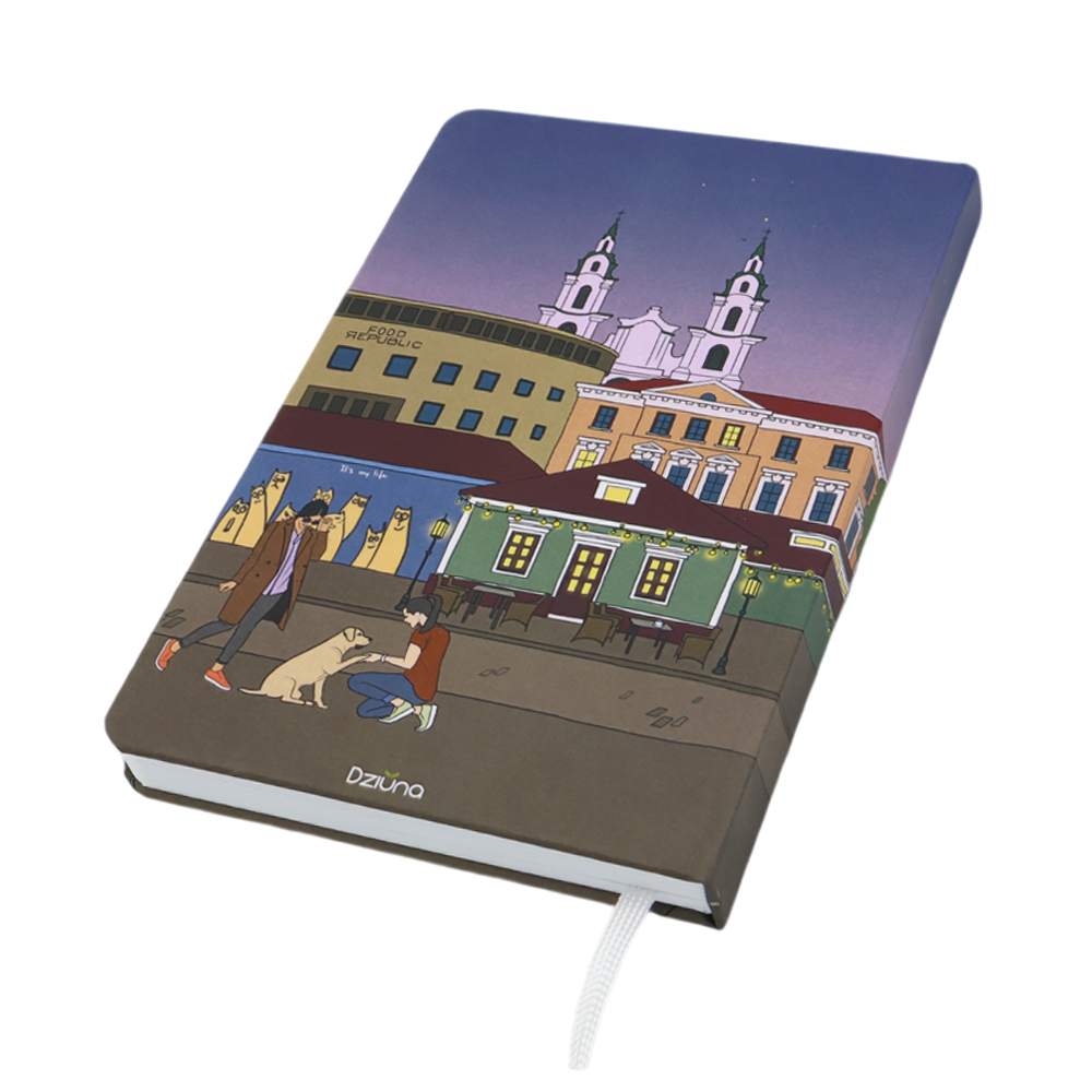 Записная книжка A6 Dziuna Зыбицкая в клетку 10,5 x 16 см — изображение 2