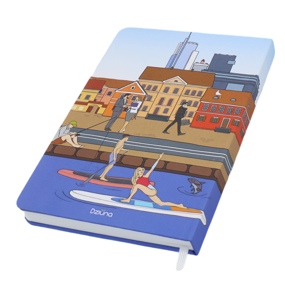 Записная книжка A5 Dziuna Немига в клетку 15,5 x 21 см — изображение 2