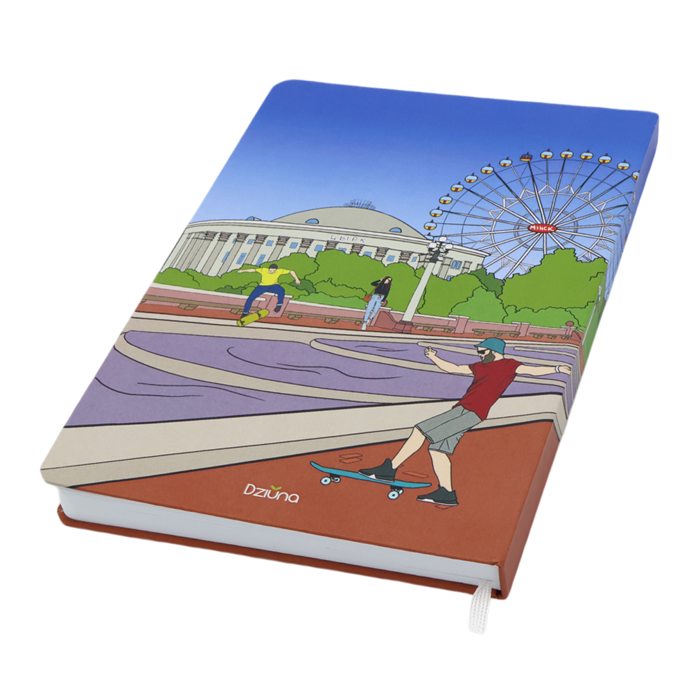 Записная книжка A5 Dziuna Театр в клетку 15,5 x 21 см — изображение 2