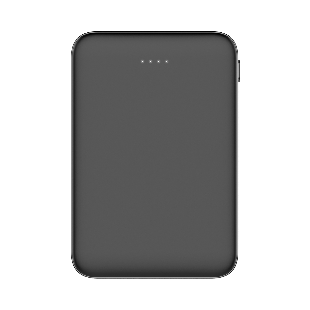 Внешний аккумулятор Fluffy, 5000 Mah, черный — изображение 2