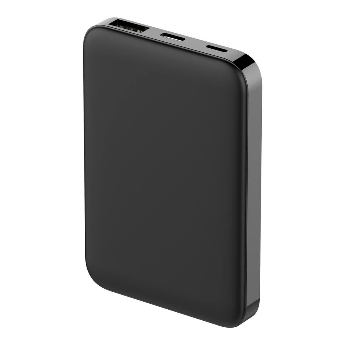 Внешний аккумулятор Fluffy, 5000 Mah, черный — изображение 3