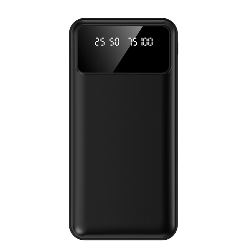 Внешний аккумулятор Dorado 10 000 mAh с фонариком, черный — изображение 3