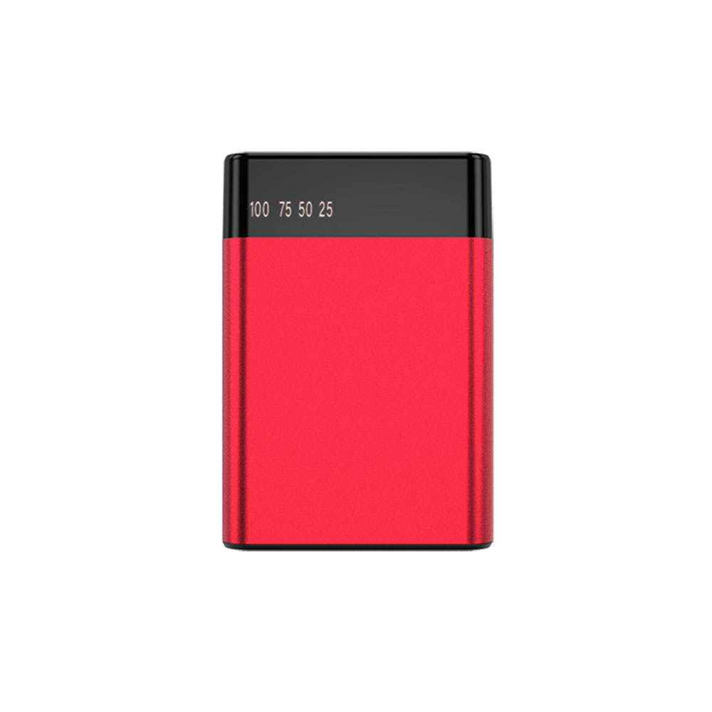 Внешний аккумулятор в металлическом корпусе Apria, 10000 mAh, красный — изображение 2