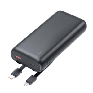 Внешний аккумулятор Goliath с быстрой зарядкой (до 22,5W), 20000 mAh, черный
