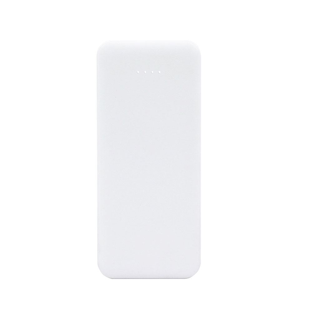 Внешний аккумулятор Arrida 5000mAh, с покрытием Baby skin, белый — изображение 2