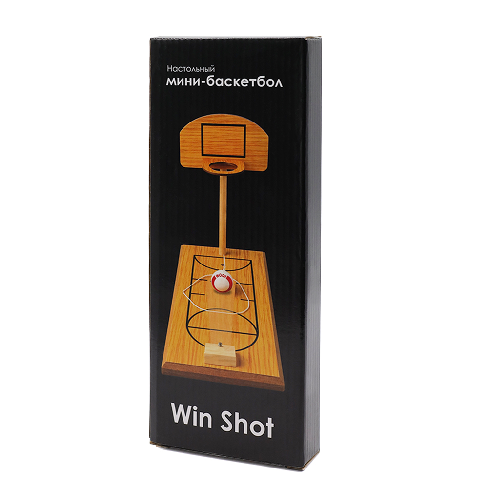 Настольная игра мини-баскетбол Win Shot, бежевый - изображение 6