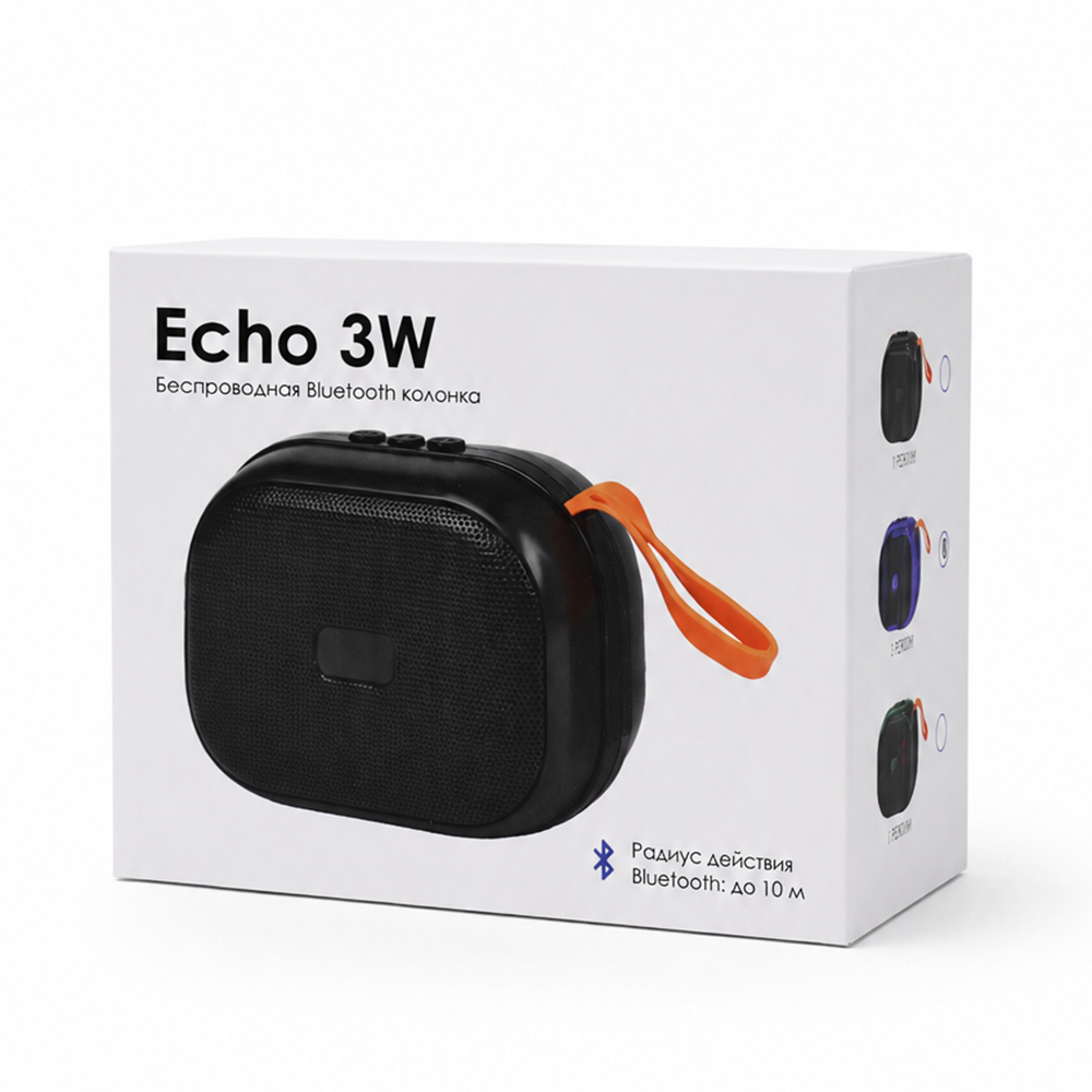 Беспроводная Bluetooth колонка Echo 3W, синий — изображение 3