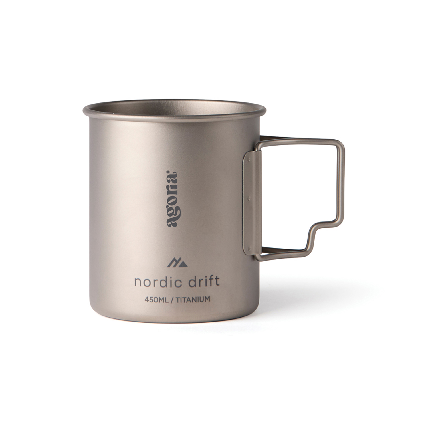 Ультралегкая кружка Nordic Drift Trail из титана, 450 мл - изображение 5