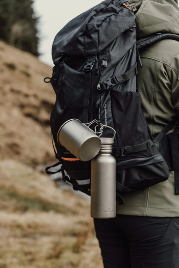 Ультралегкая кружка Nordic Drift Trail из титана, 450 мл