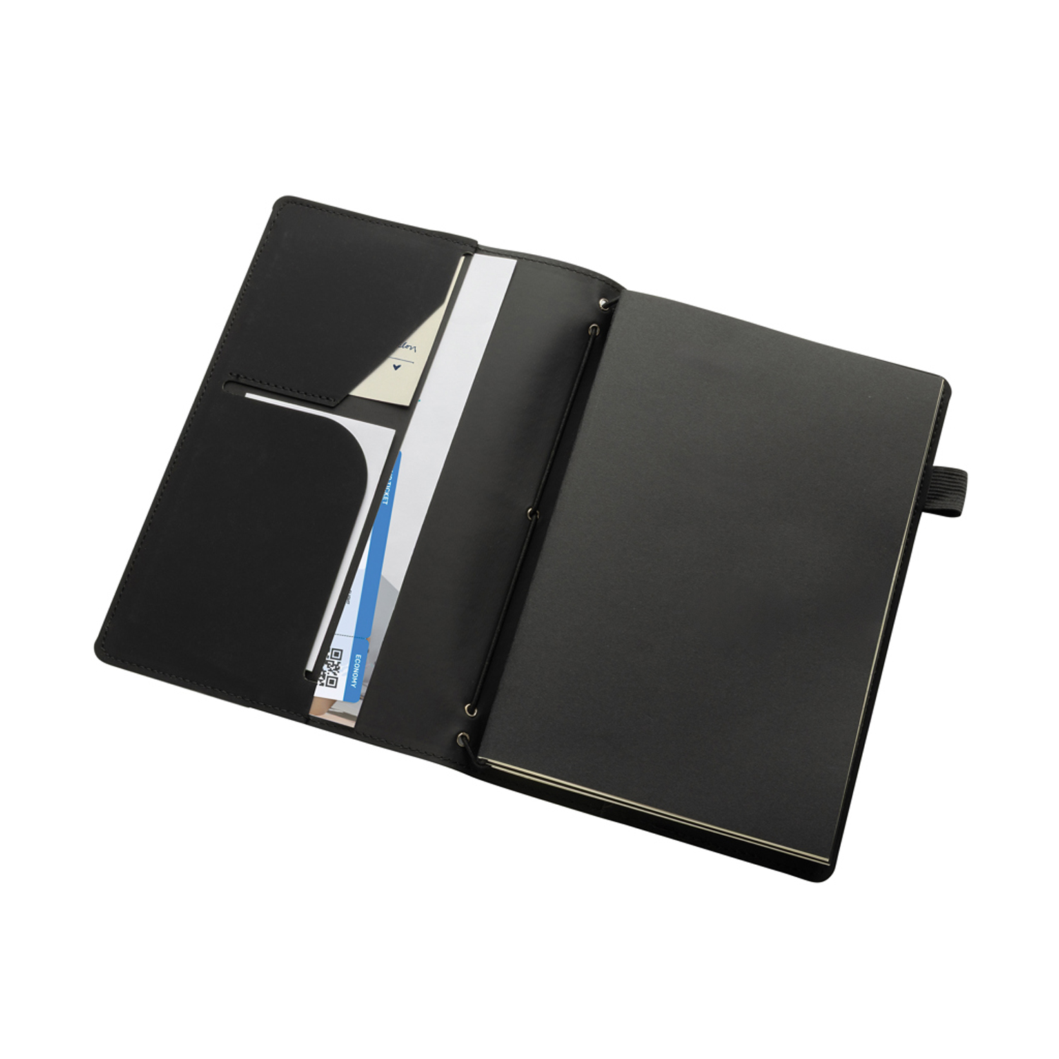 Многофункциональный блокнот Daily Notes Binder 3 в 1 в обложке из PU, А5 черный - изображение 3