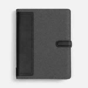 Ежедневник-органайзер Twill, недатированный, черный - изображение 1