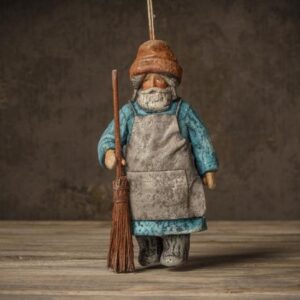 Новогодняя игрушка "Дворник Тихон"